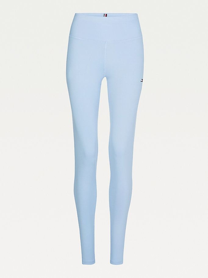 Tommy Hilfiger Sport TH Cool Full Length Leggings Damen Blau | AT193MWJQ