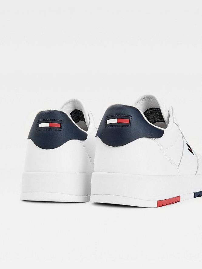 Tommy Hilfiger Stollen Cupsole Sneakers Herren Weiß | AT105FODL