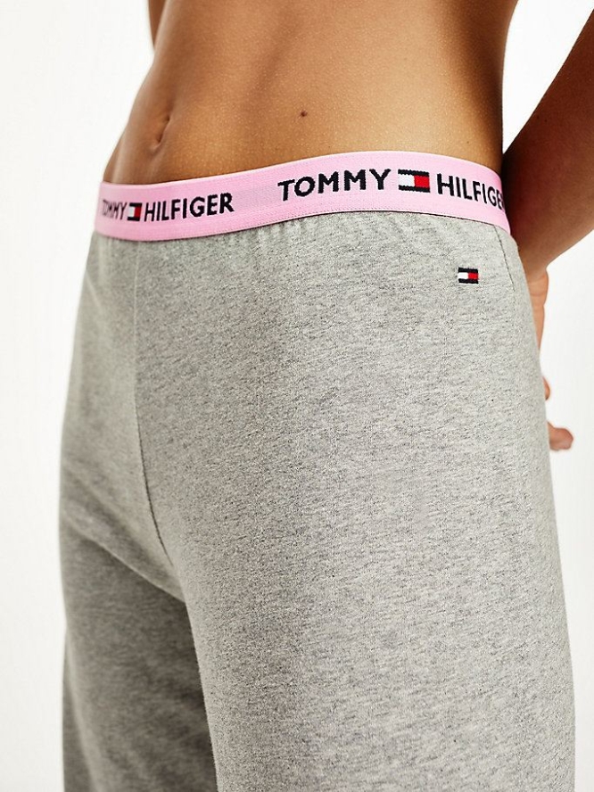 Tommy Hilfiger Stretch Baumwoll Nachtwäsche Damen Grau | AT349YESL