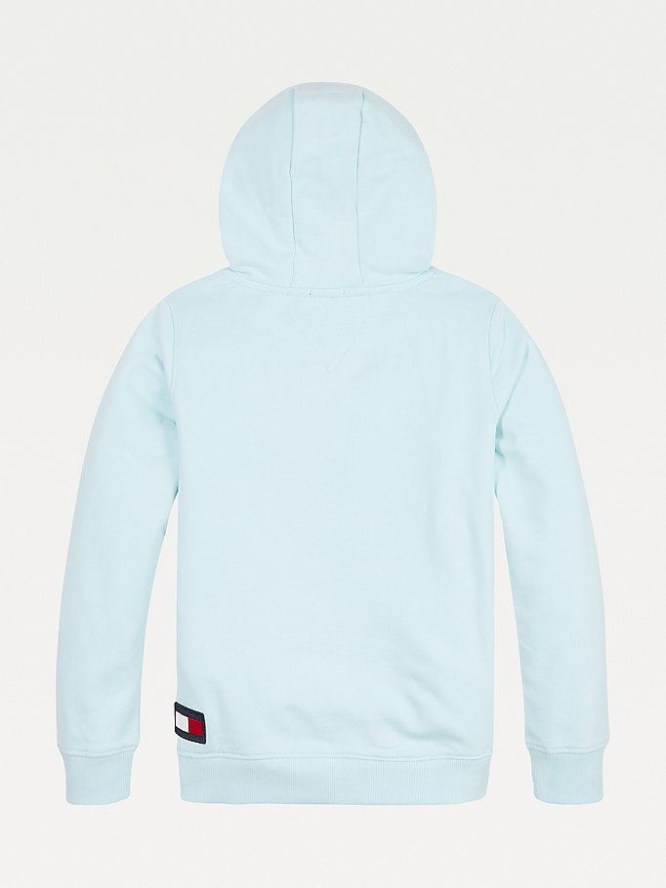 Tommy Hilfiger TH Cool Organic Baumwoll Hoodie Kinder Blau | AT980STHA