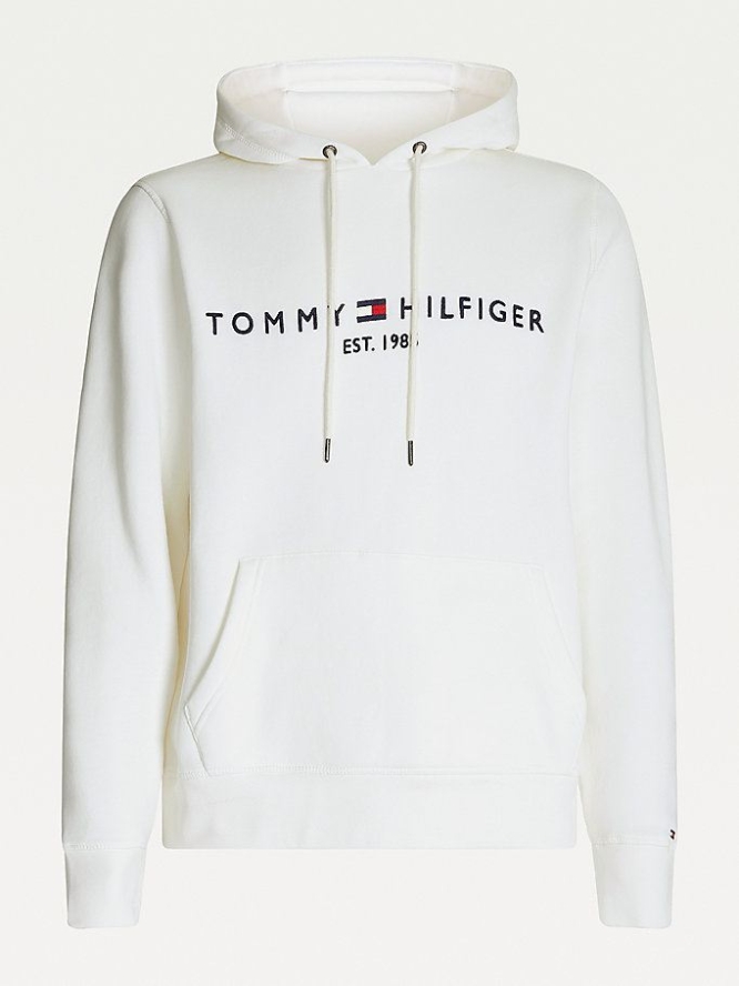 Tommy Hilfiger TH Flex Fleece Hoodie Herren Weiß | AT013FUTP