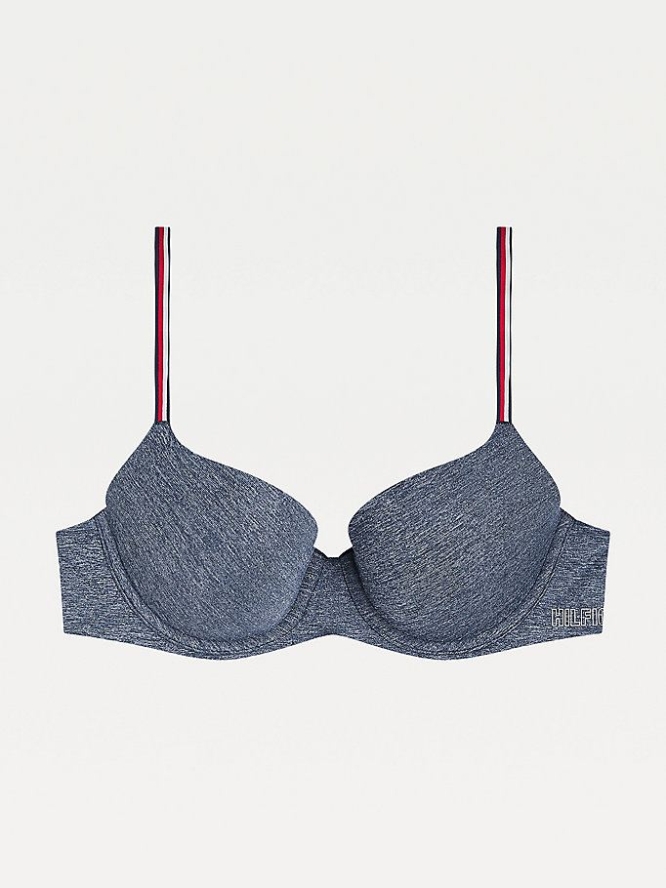 Tommy Hilfiger TH Modern Moulded Underwired Bra Unterwäsche Damen Dunkelblau | AT509CRZO