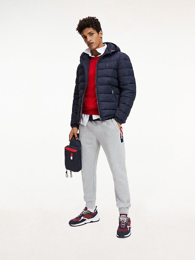 Tommy Hilfiger TH Tech Gesteppt Mit Kapuze Jacke Herren Dunkelblau | AT706YXRG