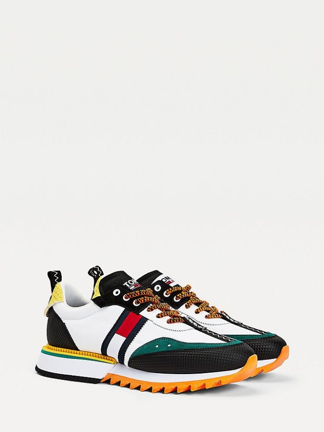 Tommy Hilfiger The Stollen Sneakers Herren Schwarz | AT419QHEZ