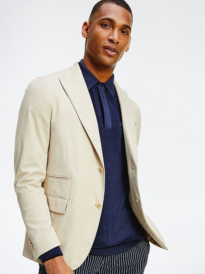 Tommy Hilfiger Unconstructed Blazer Herren Beige | AT689CYMD