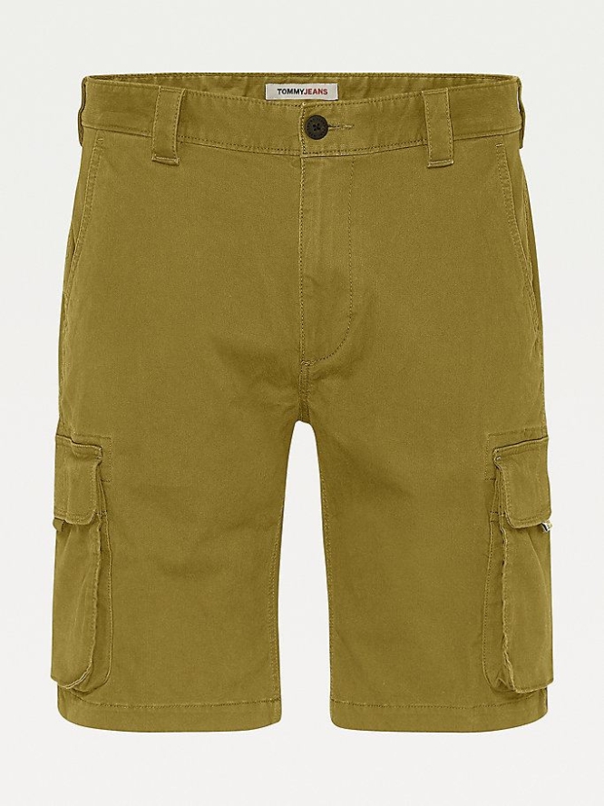 Tommy Hilfiger Washed Cargo Kurze Hose Herren Olivgrün | AT920UCGA