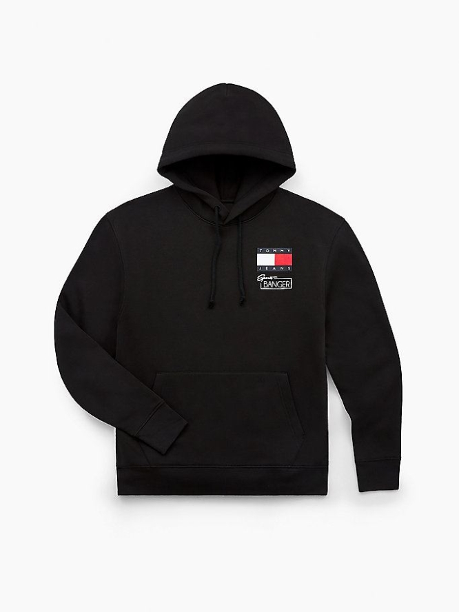 Tommy Hilfiger X Sports Banger Hoodie Damen Schwarz | AT593OZME