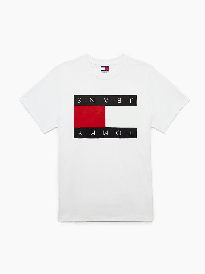 Tommy Hilfiger X Sports Banger T-shirts Herren Weiß | AT380BJPC