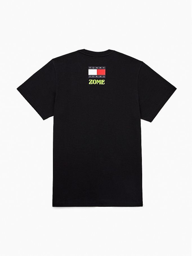 Tommy Hilfiger X Zome Studio T-shirts Herren Schwarz | AT049EOWV