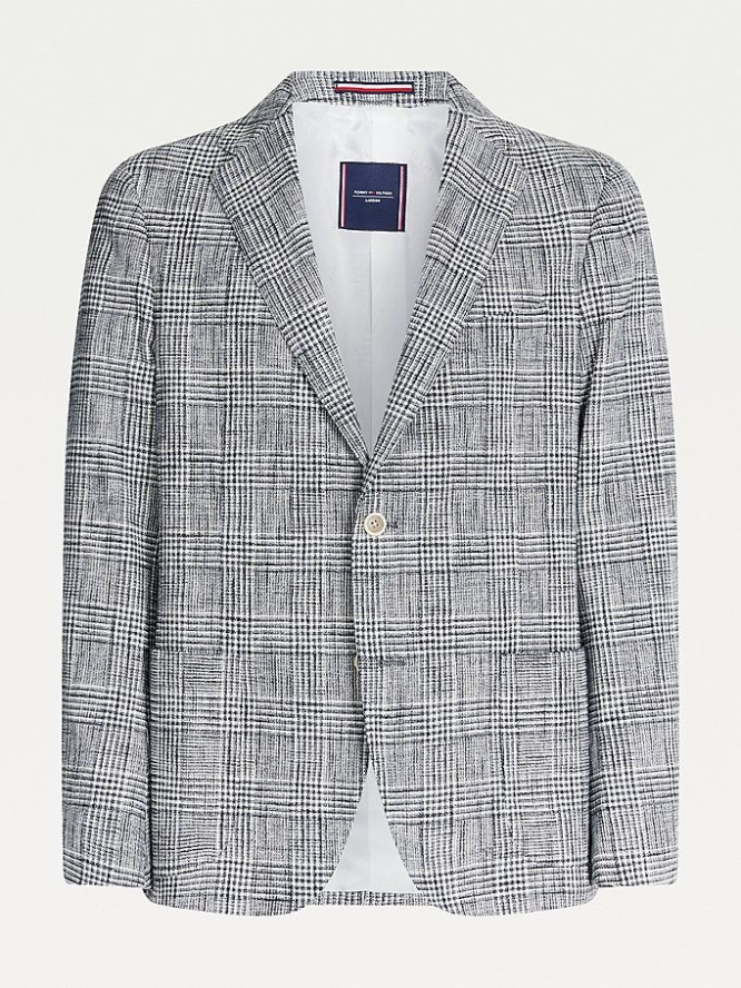 Tommy Hilfiger x Lardini Check Slim Blazer Herren Mehrfarbig | AT468XTMI